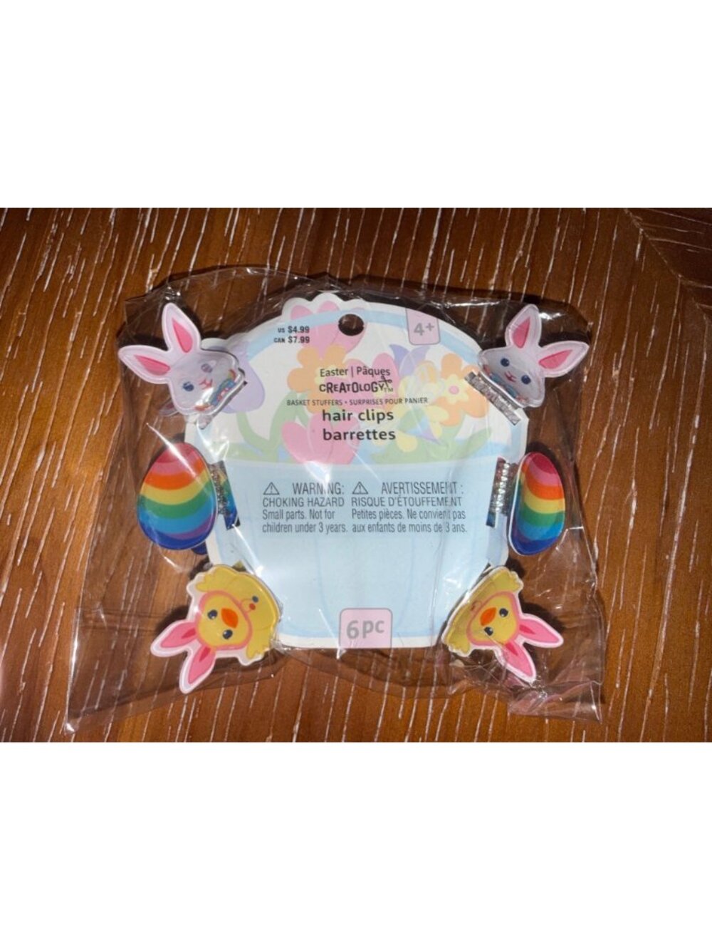 Easter-Themed Bunny Gift Set: Jewelry Mini Notebook Hair Clips Sequin Egg Bunny - Picture 7 of 7